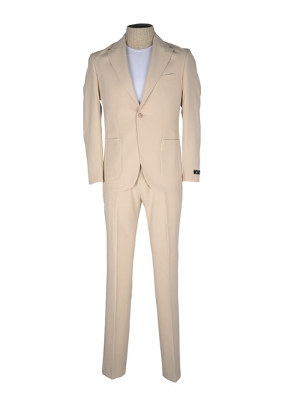 Cengiz İnler Kırlangıç Yaka Lycra Slim Fit Erkek Takım Elbise