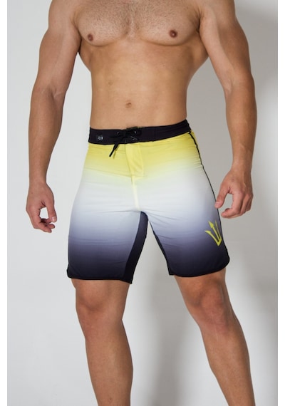 Pose I Down Aurora Black Npc Short Erkek Fizik Ve Deniz Şortu Sarı