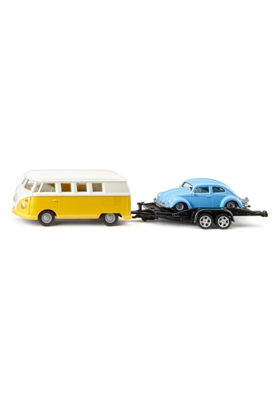 Siku Super Vw T1 Minibüs Ve Römorklu Beetle 2567 Çok Renkli