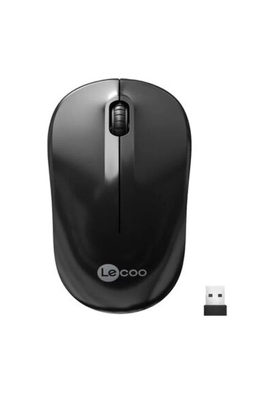 Lenovo Lecoo Ws206 Kablosuz 1200dpı 3 Tuşlu Siyah Optik Mouse