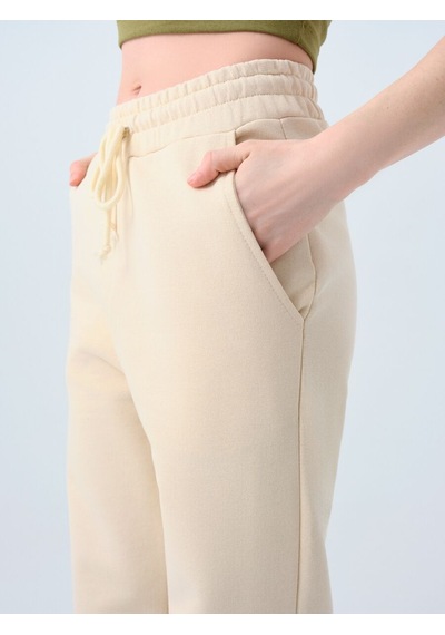 LOFT Jogger Fit Kadın Eşofman Altı Lf2039247 Q1.v1 Ekru