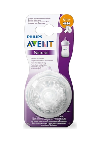Philips Avent Natural Biberon Emziği +6 Ay 2li