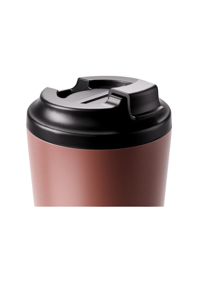 Made By Fressko Grande Boy Paslanmaz Çelik Çift Duvar Yeniden Kullanılabilir Kahve Bardağı, Termos, Yalıtımlı Termal Kupa, 475 Ml Tuscan - Toprak Rengi