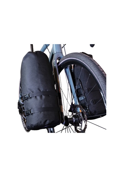 Semçanta - Bikepacking Tüp Çanta - 9 L - Siyah Turuncu