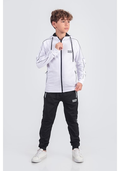 Dalgıç Kumaş Unisex Çocuk Eşofman Takımı Unlimited Potential Esf1725y BEYAZ