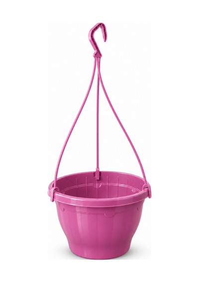 Pembe Fuşya Askılı Saksı 4.5 Lt 10 Adet 24.7x15.2 Cm