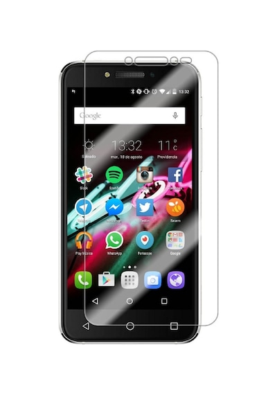 Alcatel Shine Lite Için Nettech Ön Koruma Cam Ekran Koruyucu (469680996)