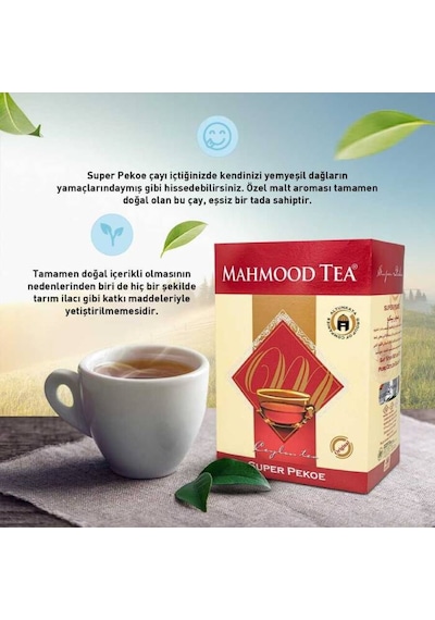 Mahmood Tea Super Pekoe Seylan Çay 800 G