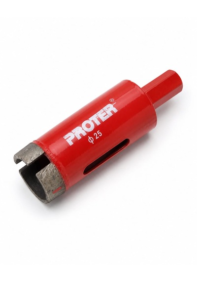 Proter 25 Mm Elmas Uçlu Granit-mermer Delici Panç
