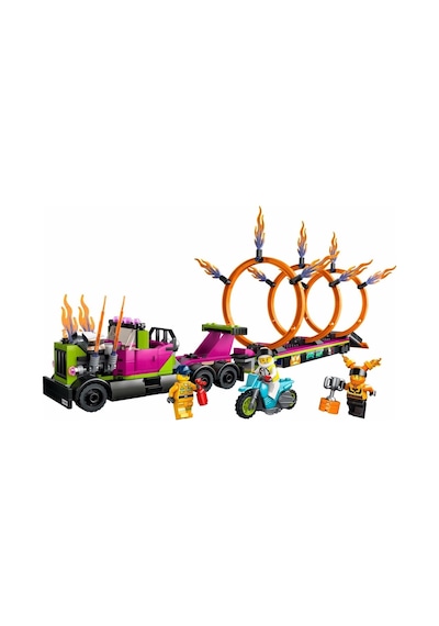 LEGO City 60357 Gösteri Kamyonu Ve Ateş Çemberi Yarışması