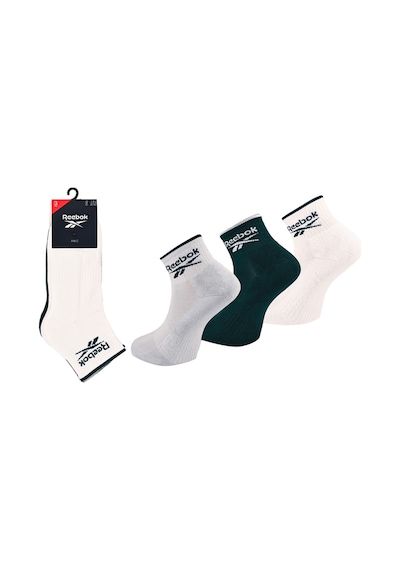 Reebok R0362anklevector3'lu Beyaz Unisex Çorap Beyaz-k Yesıl-grı