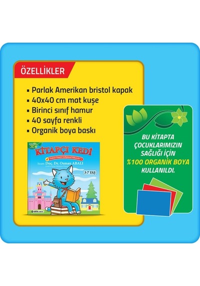 Adeda Kitapçı Kedi-Gelişimsel Hikayeler Serisi-1