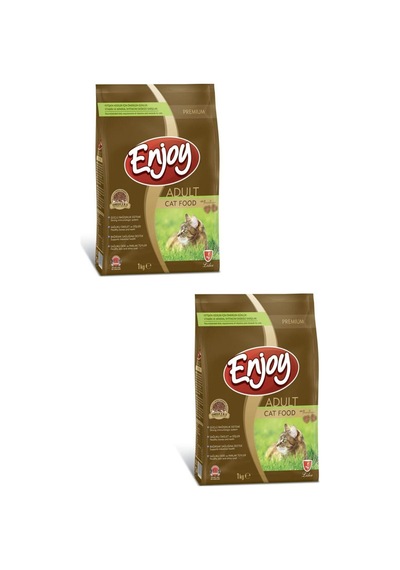 Enjoy Tavuklu Yetişkin Kedi Maması 2 x 1 KG
