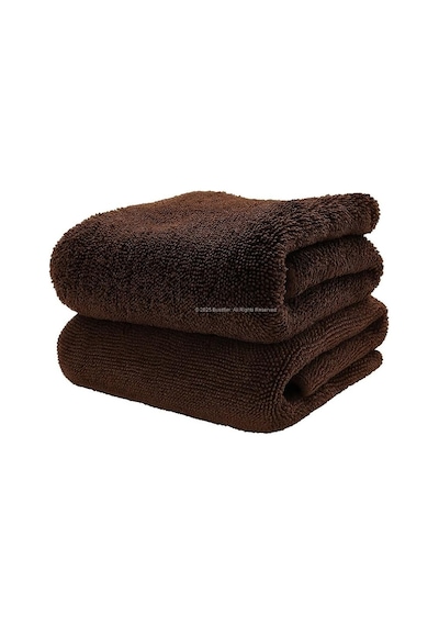 Ultra Kalın Mikrofiber Araba Kurulama Havlusu, 2 Li Set, 40x30 Cm, Süper Su Emici, Çift Katlı, Leke Bırakmaz, Çizmez, Hızlı Kuruyan Oto Temizlik Bezi, Araç Bakım Havlusu