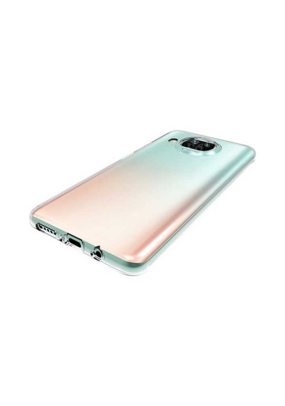 Xiaomi Redmi Note 9 Pro 5G Kılıf Şeffaf Silikon Hibrit Case Renksiz