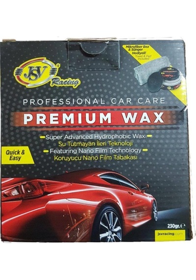 Wax Premium Oto Cila 230 Gr Mikrofiber Bezli