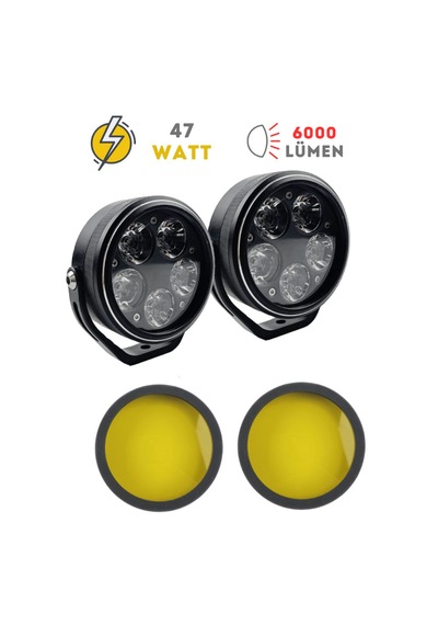 Knmaster Sunny5 47w Motosiklet Led Sis Farı