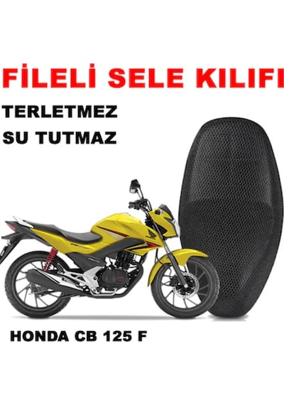 Honda Cb 125F Motosiklet Sele Kılıfı 3D Çift Katlı Fileli (495465742)