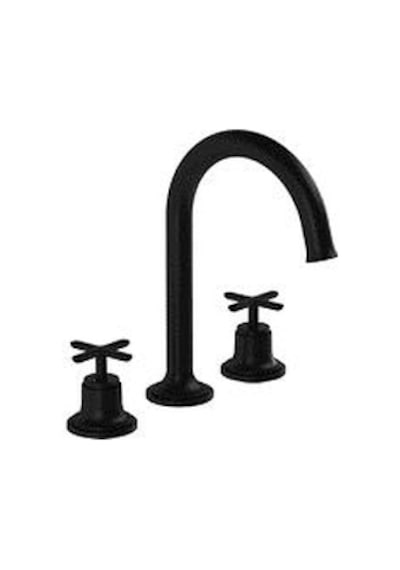 VitrA A4289136 Origin Classic 3 Delikli Lavabo Bataryası Mat Siyah