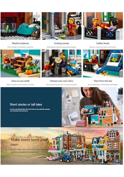 LEGO® Creator Expert 10270 Bookshop 2504 Parça
