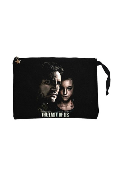 The last of Us Poster Siyah Clutch Astarlı Cüzdan / El Çantası Siyah