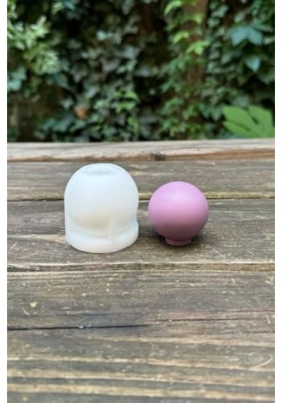4cm Çap Silikon Mum Kalıbı Çok Renkli
