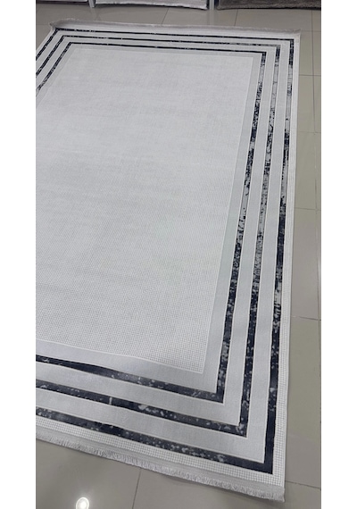 Safyün Halı Kadife Kf452 Gri 200 X 290 Renkli