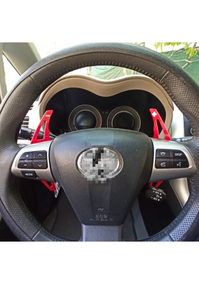 Kırmızı F1 Kulakçık Pedal Shift Paddle Shift F1 Vites siyah