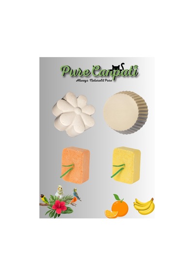 Purecanpati Premium Muhabbet,paraket,kanarya Kuşu Gaga Taşı Seti