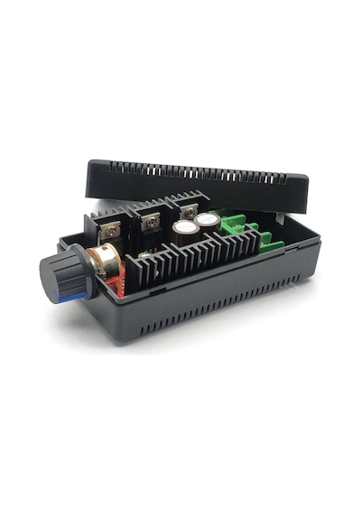 40a 50v Dc Motor Sürücü Kutulu Hız Kontrol Devresi 0/100% Pot Kontrollü Pwm Ayarlanabilir Voltaj