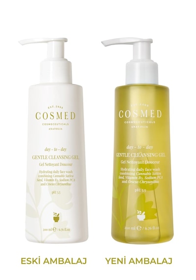 Cosmed Nemlendirici Etkili Nazik Yüz Temizleme Jeli - Gentle Cleansing Gel - 200 ml Cosmed Nemlendirici Etkili Nazik Yüz Temizleme Jeli - Gentle Cleansing Gel - 200 ml