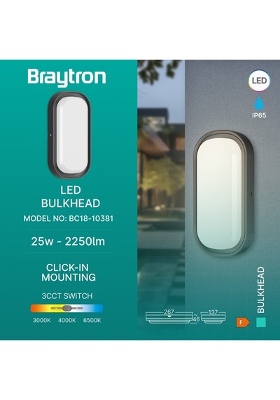 Dış Cephede 2250 Lümen Güç: Su Geçirmez - 3000k-4000k-6500k - Modern Led Duvar Apliği Beyaz