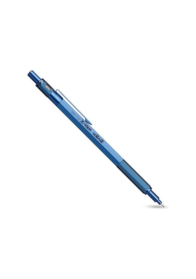 0.7 Mm Metalik Mavi Versatil Kalem, Şeffaf Ambalaj İle