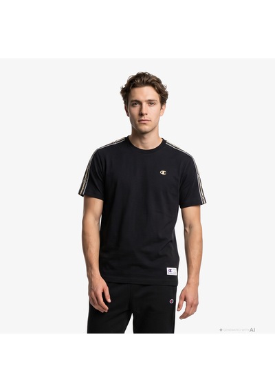 Champion Ss Erkek Siyah T-shirt 222953 2800282