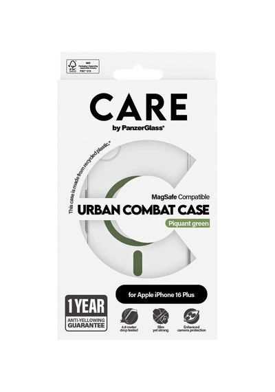 Care Flagship Green W. Magsafe Apple iPhone Uyumlu 16 Plus Yeşil