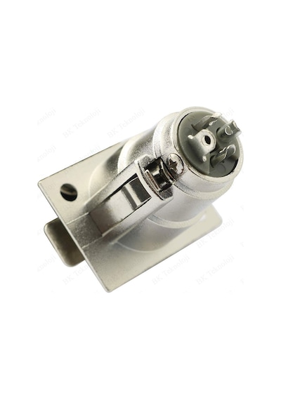 Panel Montajlı 3 Pin XLR Dişi Şase Konnektör