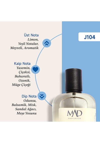 Mad J104 Selective Erkek Parfüm EDP 50 ML