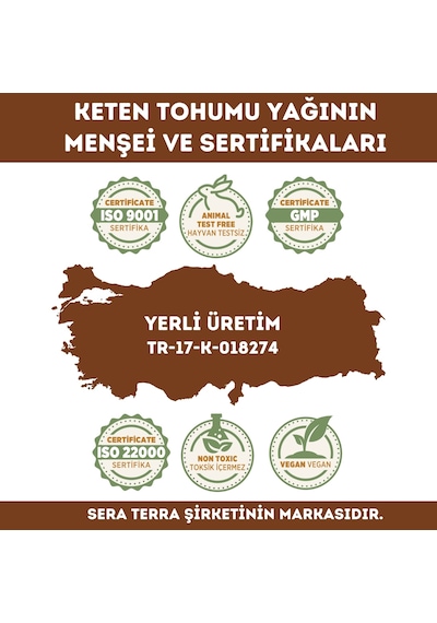 Keten Tohumu Yağı 50 Ml %100 Doğal Omega 3 Kaynağı