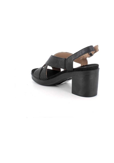 IGI&Co Nero Black Sandalet Kadın 1171288 Igı&co Dhı 11712 Fodera Capra Nero siyah