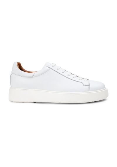 Deery Hakiki Deri Beyaz Erkek Sneaker Ayakkabı - 01954mbyze01 Beyaz