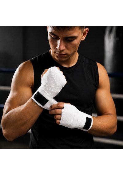 Voltrike Avs 3.5 Metre Beyaz Boks-kickbox-muay Thai-sanda El Bandajı Çok renkli