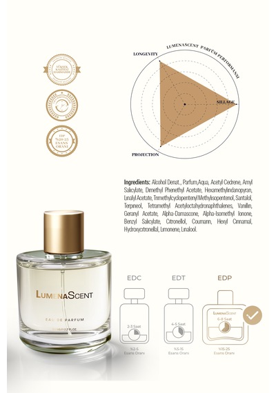 Lumenascent L101 Kadın Parfüm Floral Edp 50 Ml Çiçek - Oryantal