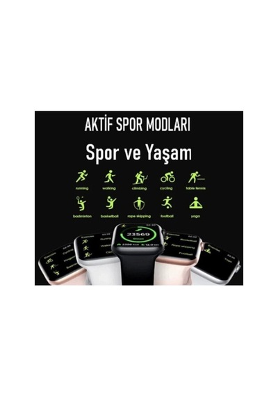 T500 Plus Xiaomi Apple Samsung Android Ios Uyumlu Smart Watch Akıllı Saat T500 Max 2022 Yeni Sürüm Beyaz - 66200080