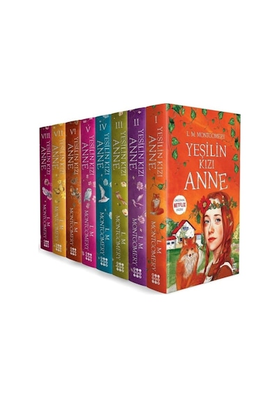 Yeşilin Kızı Anne Seti - 8 Kitap Takım - Lucy Maud Montgomery - Dokuz Yayınları