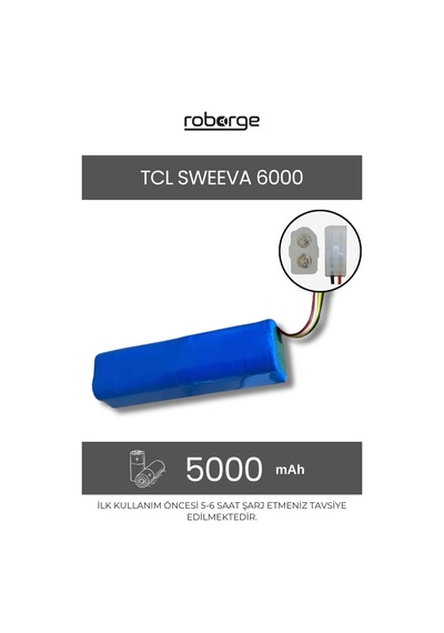 Tcl Sweeva 6000 Robot Süpürge Uyumlu Batarya 5000 Mah - Muadil Ürün