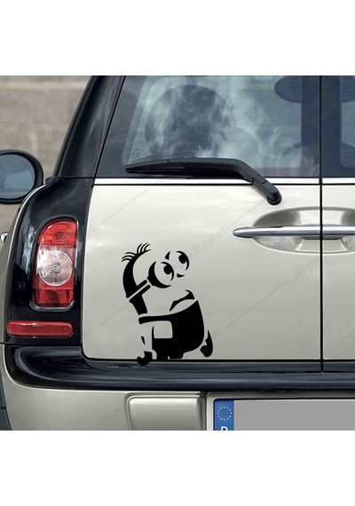 Minion Sticker Oto Sticker Minion Arma Sticker Araba Sticker