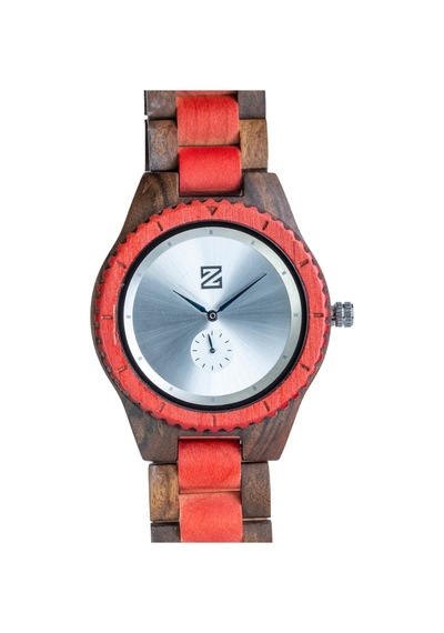 Zebrino Ww-au-2kbg Zbr-al-wh1 Kineto Wood Red Ahşap Erkek Kol Saati 45 Mm