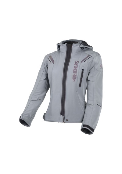 4riders Alice Pro Korumalı Softshell Kadın Motosiklet Montu Gri