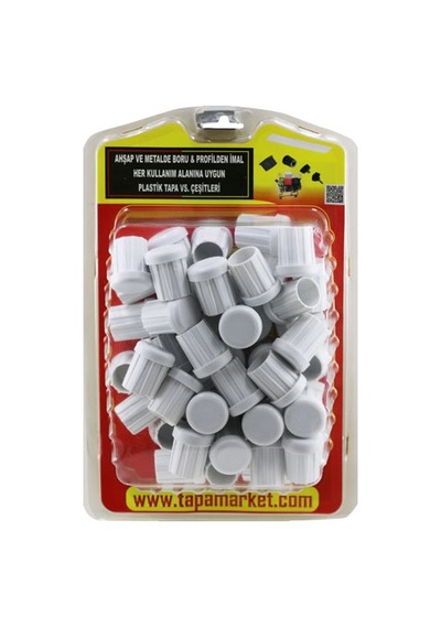 Çap 25 Plastik Iç Tapa Beyaz - 1,5-2 Mm
