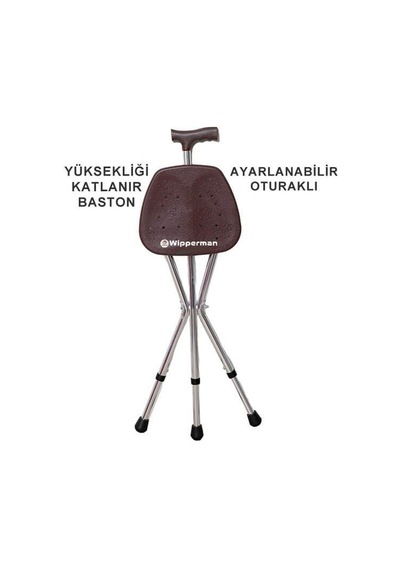 Wipperman W 530 Ayarlanabilir Oturma Aparatlı Baston
